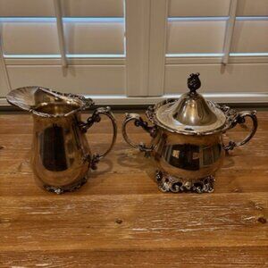 Vintage 1960’s Gorham Silver Plated Sugar And Creamer, EP YC 1963, 1964